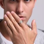 High Quality Cubic Zirconia Engagement Ring, Mens CZ Wedding Bands