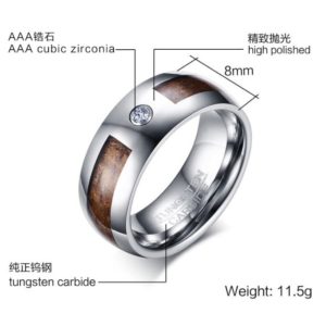 High Quality Cubic Zirconia Engagement Rings, Mens CZ Wedding Bands