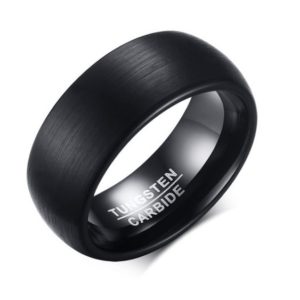 black tungsten wedding bands Brushed Tungsten Mens Wedding Bands, Tungsten Carbide Band