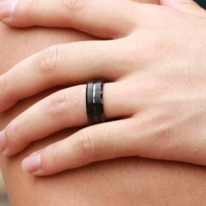 tungsten carbide rings unique tungsten wedding bands, tungsten steel rings
