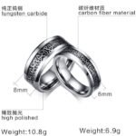 tungsten rings His and Hers Wedding Bands, Matching Couples Tungsten Rings