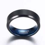 black male wedding band, black male wedding rings