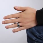 tungsten carbide wedding bands Mens Engraved Wedding Bands， Personalized Tungsten Rings for Him