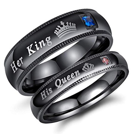Buy Promise Rings for Couples, Matching Couple Rings, Couple Rings Online  in India - Etsy