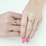 His and Hers Stainless Steel Promise Couple Rings 1