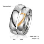 Wholesale Couple Rings His and Hers Stainless Steel Promise - Image 3
