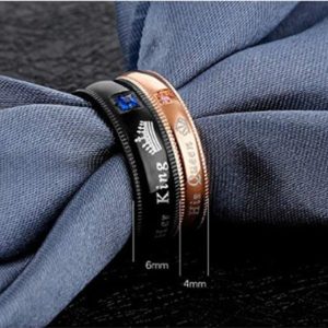 Matching Promise Rings for Boyfriend and Girlfriend