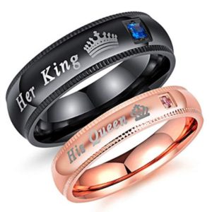 matching promise rings for boyfriend and girlfriend Couple Rings