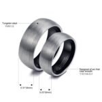 tungsten carbide wedding bands_Cheap Promise Rings for Couples, Tungsten Couple Ring Sets