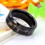 tungsten wedding bands His and Hers Tungsten Wedding Bands, black wedding ring sets