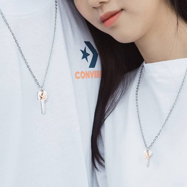 Couples Key Necklaces Boyfriend Girlfriend Matching Necklaces