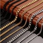 Cuban Necklace for Him Mens Stainless Steel Necklace jewelry