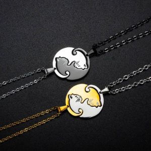 Matching Necklaces for Couples BF and GF Necklaces jewelry