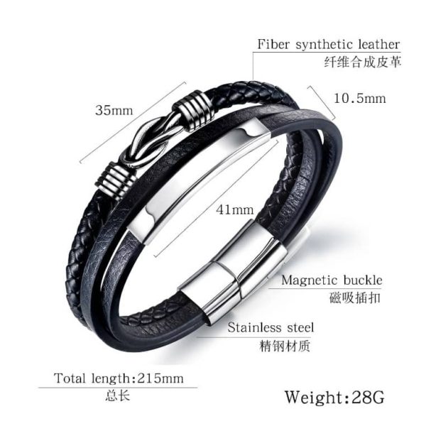 Men's Braided Bracelet Male Bracelets