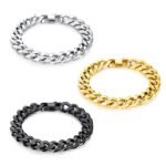 Snake Bone Chain Mens Stainless Steel Bracelets