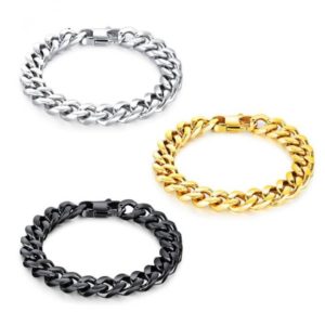 Snake Bone Chain Mens Stainless Steel Bracelets