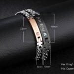 her king his queen bracelet, matching couple bracelets 1