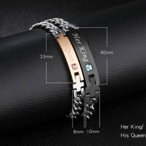 her king his queen bracelet, matching couple bracelets 1