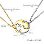 matching necklaces for couples, bf and gf necklaces