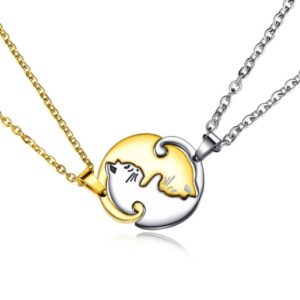 matching necklaces for couples, bf and gf necklaces 2