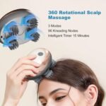 Waterproof Electric Silicone Hair Scalp Massager, Best Head Massage Machine，Stimulate Hair Growth and Improve Scalp Health - Image 2