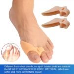 Gel Silicone Big Toe Separators for Overlapping Toes - Image 3