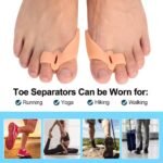 Gel Silicone Big Toe Separators for Overlapping Toes - Image 7