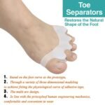 Silicone Toe Spreaders Dividers for Overlapping Toes - Image 3
