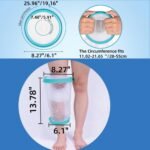 100% waterproof knee cast cover for showers, baths, swimming, and hydrotherapy. provides comfortable knee water protector for kids, children and Adult - Image 2